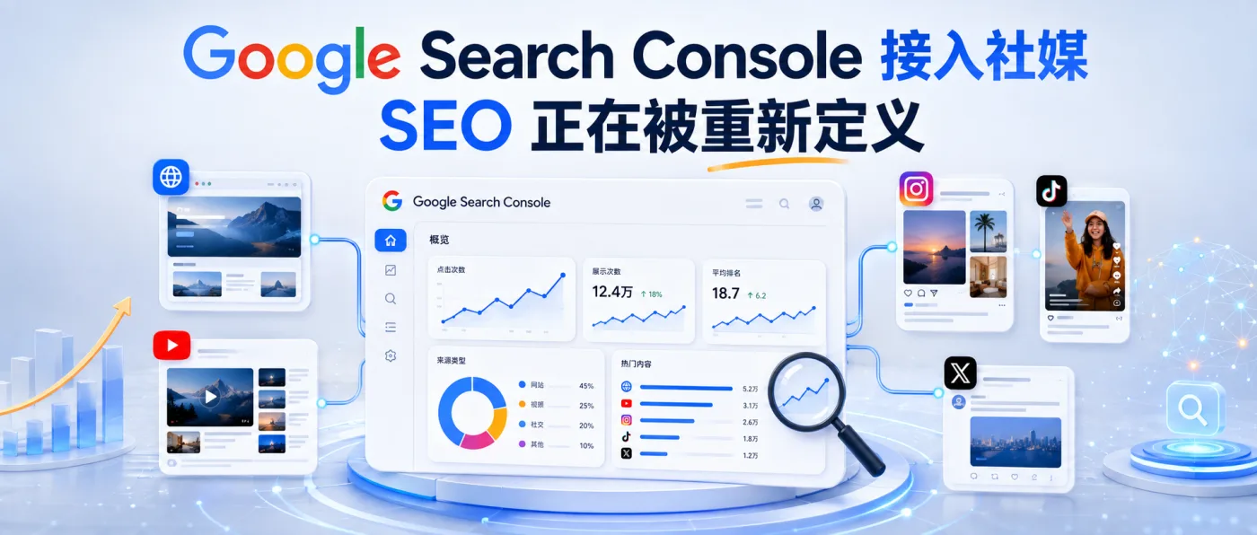 Google Search Console 开始接入社媒，SEO 可能要重新定义了